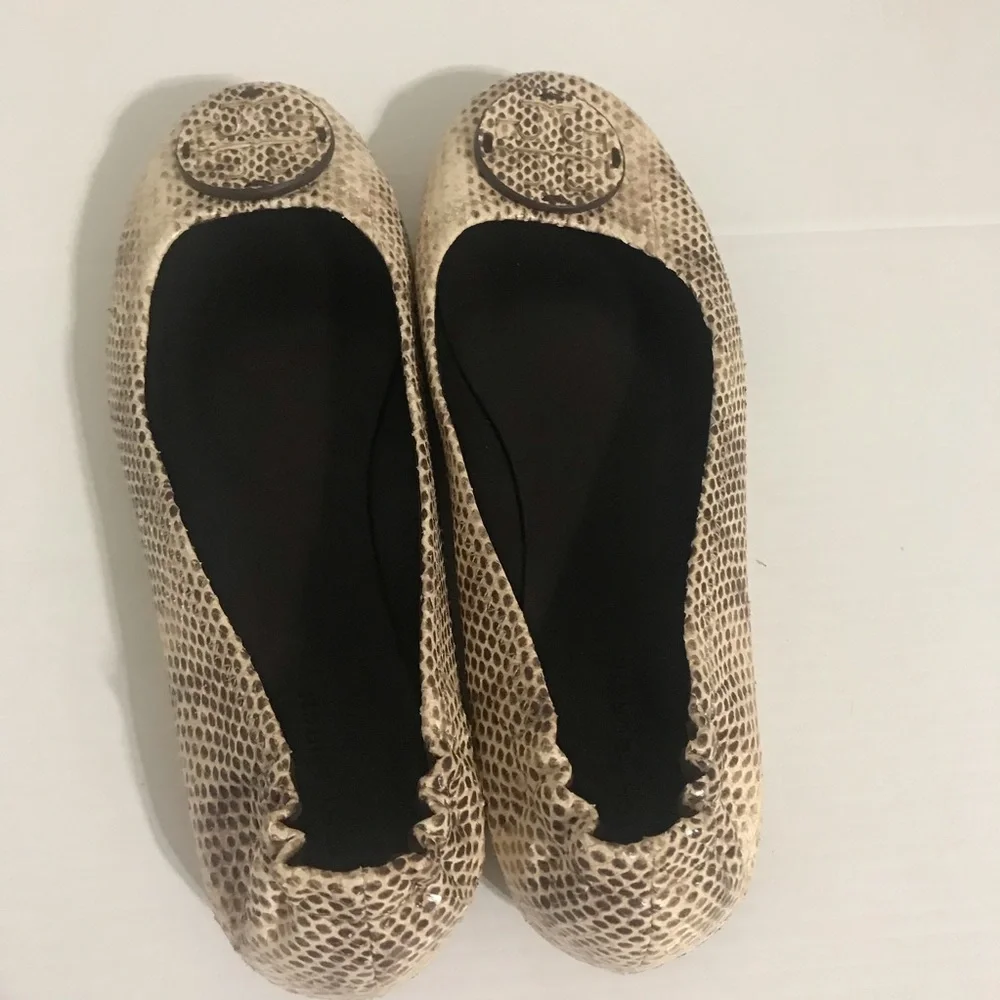 Tory Burch Women's Minnie Travel Ballet Flats Size 8M